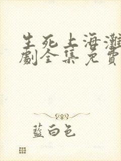 生死上海滩电视剧全集免费观看