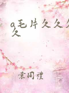 a毛片久久久久久