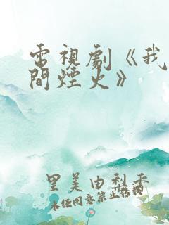 电视剧《我的人间烟火》