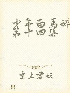 少年白马醉春风第十四集