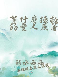 拿什么拯救你我的爱人原著