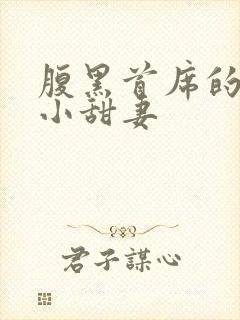 腹黑首席的替身小甜妻