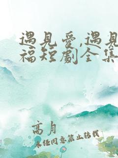 遇见爱,遇见幸福短剧全集