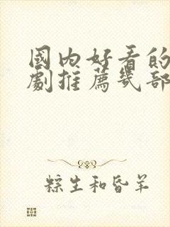 国内好看的电视剧推荐几部