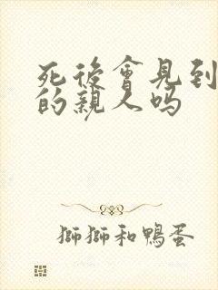 死后会见到死去的亲人吗