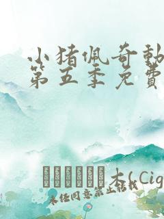 小猪佩奇动画片第五季免费观看