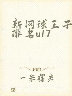 新网球王子实力排名u17