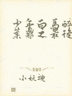 少年白马醉春风叶鼎之最后结局