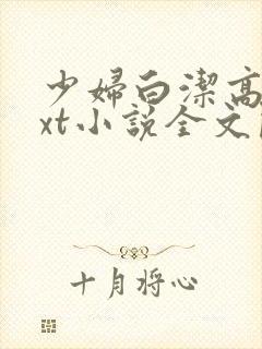 少妇白洁高义txt小说全文阅读