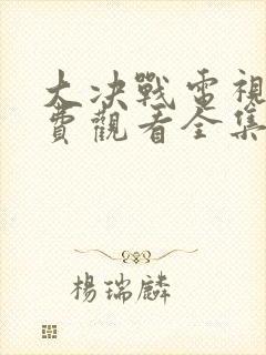 大决战电视剧免费观看全集高清