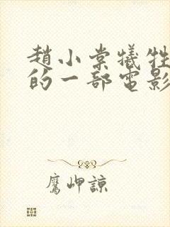 赵小棠牺牲最大的一部电影