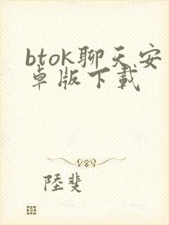 btok聊天安卓版下载