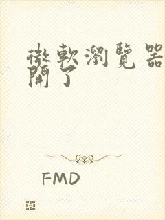 微软浏览器打不开了