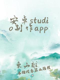 安卓studio制作app