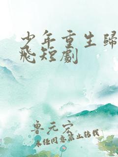 少年重生归来秦飞短剧