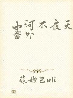 山河不夜天婚后番外