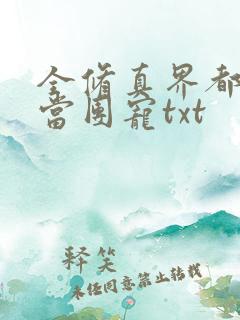 全修真界都把我当团宠txt