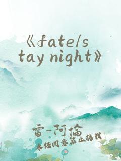 《fate/stay night》