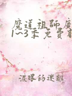 魔道祖师广播剧1~3季免费听