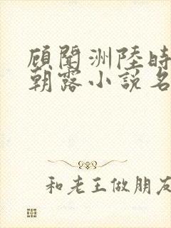 顾闻洲陆时雨秦朝露小说名