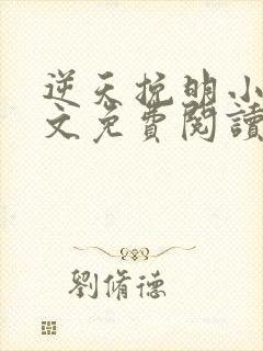 逆天挽明小说全文免费阅读