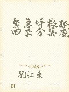 紧急呼救孤星第四季分集剧情