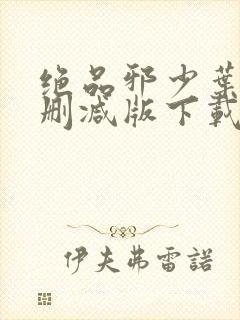 绝品邪少叶潇未删减版下载