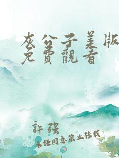 灰公子美版漫画免费观看