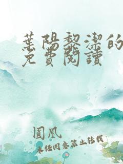 叶阳黎洁的小说免费阅读