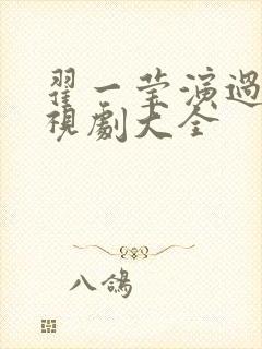 翟一莹演过的电视剧大全