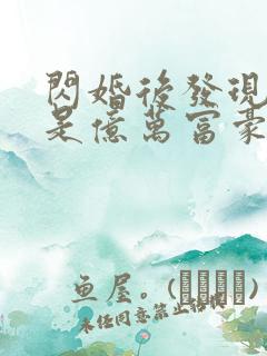 闪婚后发现老公是亿万富豪都市小说