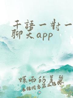 千语一对一视频聊天app