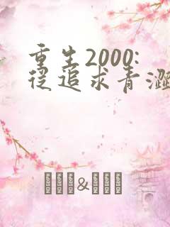 重生2000:从追求青涩校花同桌开始 第24章