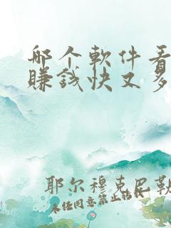 哪个软件看小说赚钱快又多好提现