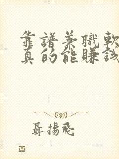 靠谱兼职软件,真的能赚钱的