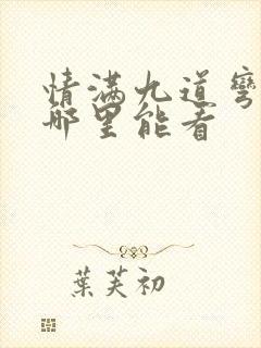 情满九道弯全集哪里能看