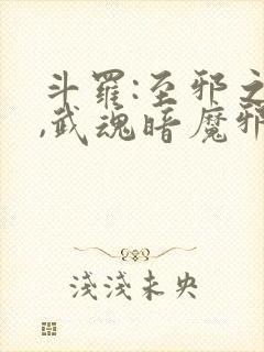 斗罗:至邪之体,武魂暗魔邪神虎小说