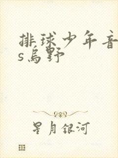 排球少年音驹vs乌野