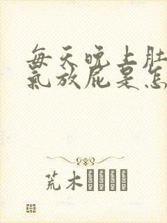 每天晚上肚子胀气放屁是怎么回事