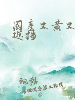 国产又黄又色无遮挡