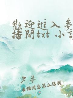欢迎进入梦魇直播间txt 小说