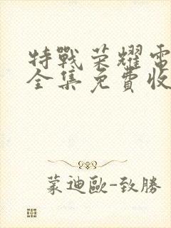 特战荣耀电视剧全集免费收看