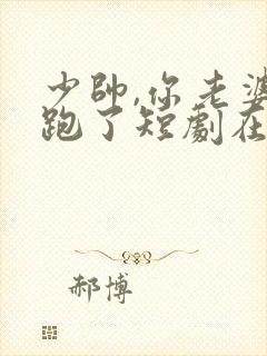 少帅,你老婆又跑了短剧在哪里看