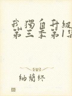 我独自升级动漫第三季第1集