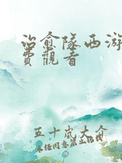 治愈队西游记免费观看