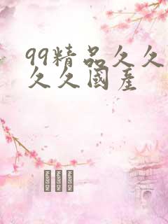 99精品久久久久久国产