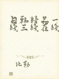 日韩精品一线二线三线在线观看