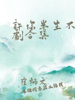 许你半生不见短剧合集