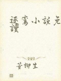 逐鸾小说免费阅读