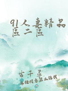 91人妻精品一区二区